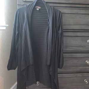 Black cardigan
